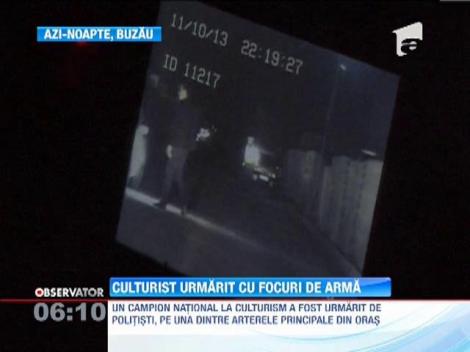 Campion national la culturism, urmarit de politie cu focuri de arma