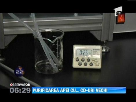 CD-urile vechi ar putea fi folosite la epurarea apelor menajere