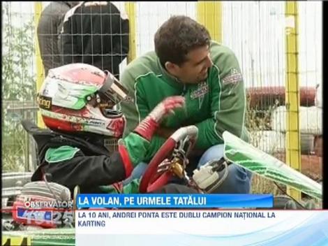 Andrei, fiul premierului Victor Ponta, vrea sa fie pilot de Formula 1
