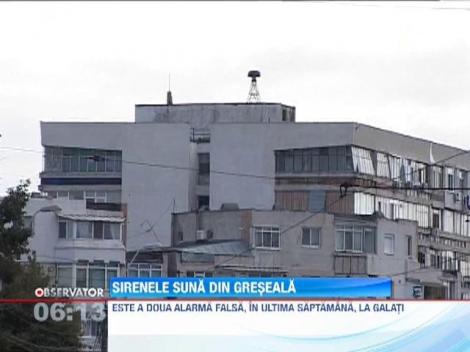 Sirenele sistemului de alarmare civila din Galati au pornit din greseala