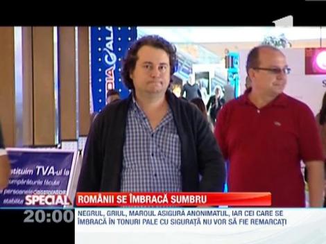 Romanii se imbraca sumbru