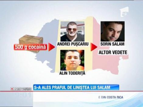 Cu dedicatie, la DIICOT! Florin Salam a fost audiat intr-un dosar cu "gust" de cocaina