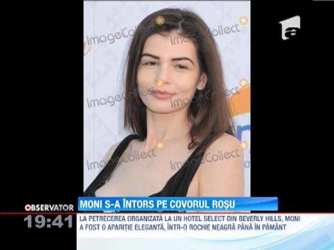 In doliu, pe covorul rosu! Monica Gabor, aparitie eleganta la o petrecere din Beverly Hills