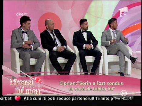 Ciprian, prezent la preselectia competitiei: "Sorin a fost condus la gara de iubita lui"