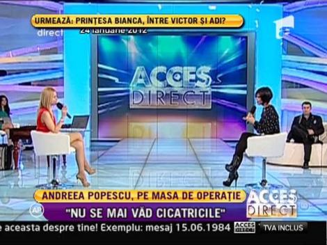 Andreea Popescu a ajuns din nou pe masa de operatie!