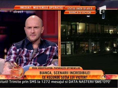 Bianca Dragusanu si Victor au venit separati la un restaurant