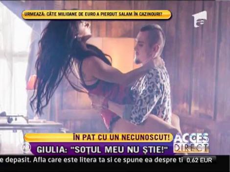 VIDEO: Giulia, in pat cu un necunoscut! Huidu stie?