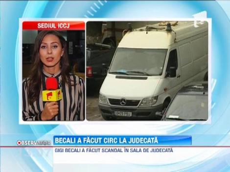 Gigi Becali a facut scandal in sala de judecata