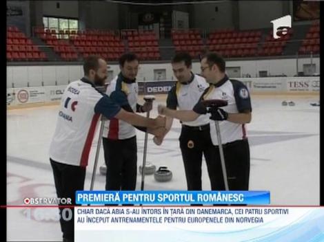 Echipa de curling a Romaniei a luat argintul la Campionatele Europene