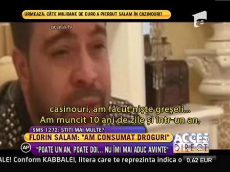 Florin Salam: "Am consumat droguri un an, doi ani de zile. Nu-mi mai aduc aminte"