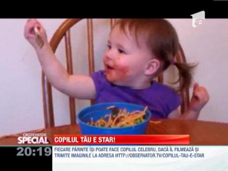 Furculita pentru copilasi, o mare incercare