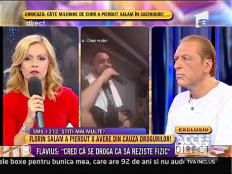 Flavius Teodosiu: "Cred ca Florin Salam se droga ca sa reziste fizic"
