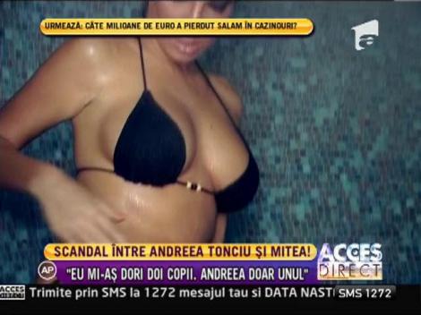 Andreea Tonciu si Nicolae Mitea, scandaluri din cauza copiilor