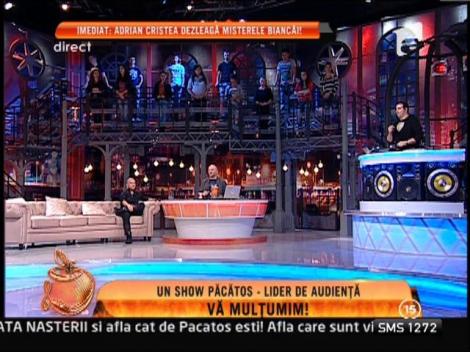 "Un show pacatos", lider de audienta