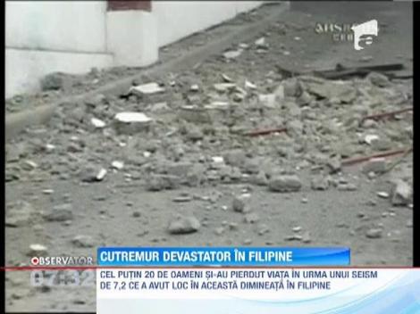 Cutremur devastator in Filipine, de 7,2 grade pe scara Richter