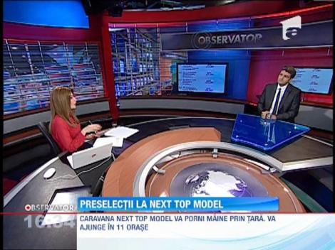 Incep preselectile la Next Top Model