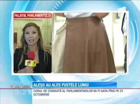 Fusta scurta si rochiile mulate interzise definitiv in Parlament