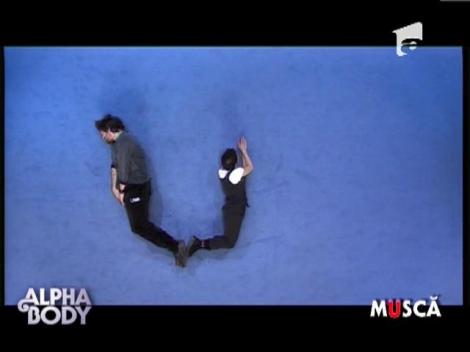 Echipa II / Florin Piersic Jr. si Dorina Chiriac - proba "Alpha body"