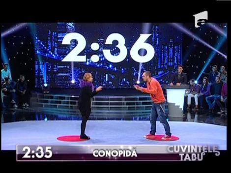 Echipa I / Vladimir Draghia si Anca Sigartau - proba "Cuvintele Tabu"