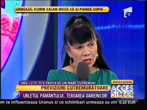 Doina Ionel, clarvazatoare: "Urmeaza un cutremur mare in Romania!"