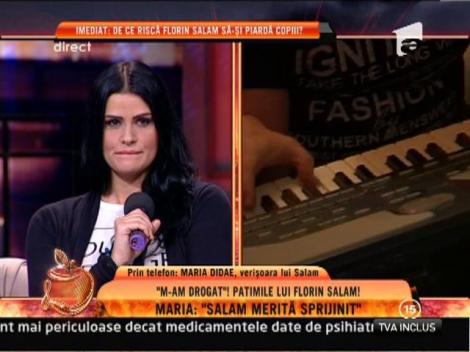 Mesajul fiicei lui Florin Salam, Betty