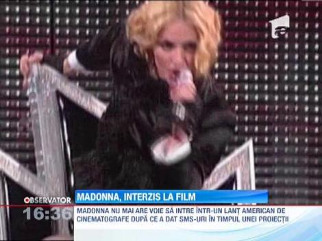 Se intampla si la case mai mari! Madonna a primit interdictie intr-un lant de cinematografe