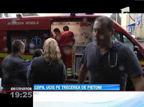 Fetita de 3 ani moarta dupa ce a fost lovita de un microbuz pe o trecere de pietoni