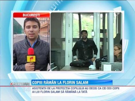 Copiii lui Florin Salam raman in grija artistului