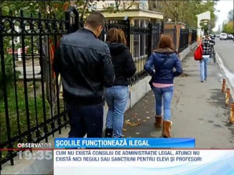 Toate scolile din Romania functioneze ilegal!
