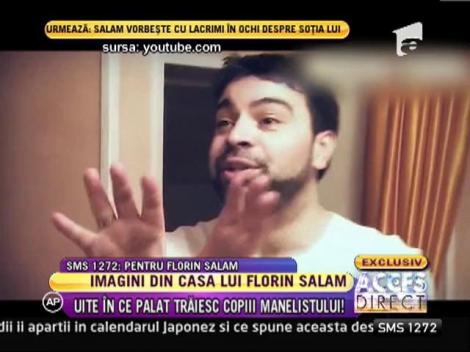 Imagini din casa lui Florin Salam