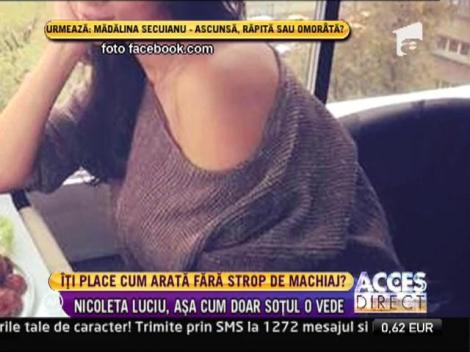 Nicoleta Luciu a iesit in oras fara machiaj