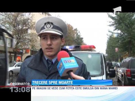 Fetita ucisa de un autobuz pe trecerea de pietoni