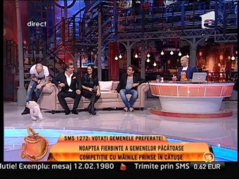 Viorica de la Clejani si-a botezat cainele, Bordea!