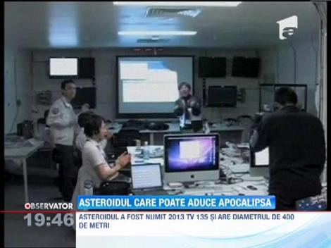 Inca un sfarsit al lumii!  Un asteroid ar putea lovi Pamantul cu forta a 2.500 de bombe nucleare