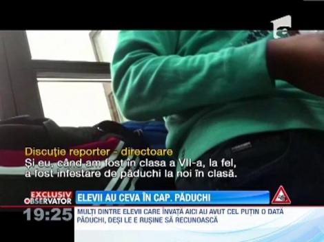 Copiii de bani gata, depistati cu paduchi in scolile din Bucuresti