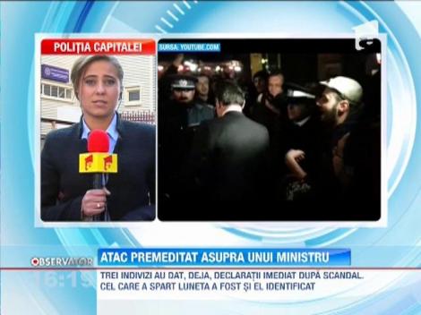 Politistii l-au identificat pe atacatorul ministrului culturii