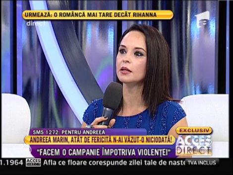 Andreea Marin - Ambasador Campania Respectului pentru Femei