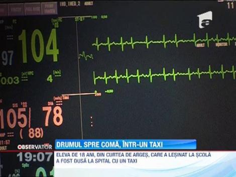Eleva care a intrat in coma, dupa ce i s-a facut rau la scoala, e tinuta in viata de aparate