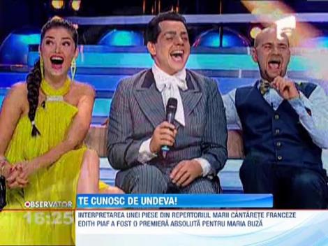 Maria Buza, cu lacrimi in ochi la "Te cunosc de undeva!"