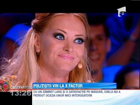 Politistii iau cu asalt scena X Factor!