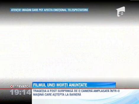 IMAGINI SOCANTE!  Si-a pus capat zilelor sub privirile zecilor de soferi