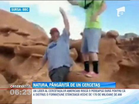 O stanca veche de peste 200 de milioane de ani, distrusa de cativa cercetasi