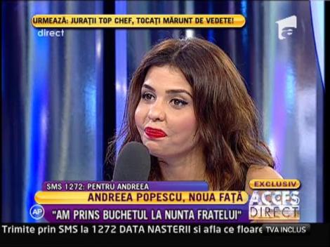Andreea Popescu, fericita alaturi de iubitul ei