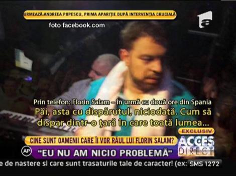 Florin Salam a plecat din Romania: "Am sa ma intorc cand imi termin concertele"