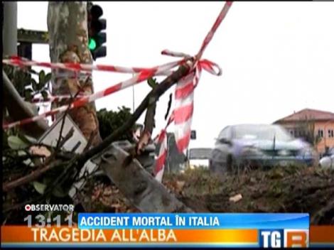 Doi romani au murit pe o sosea din Italia