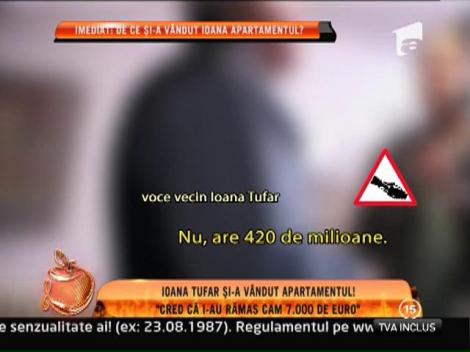Fostul vecin al Ioanei Tufar: "Apartamentul a fost cumparat de avocata care a urmarit dosarul"