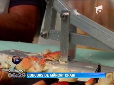 Concurs de mancat crabi