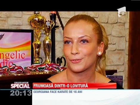 Cosmetica si karatele, o combinatie de succes pentru Georgiana Tinca