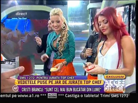 Serghei Mizil, Ana Maria Mocanu si Loredana Chivu gatesc - Cartofi prajiti cu ochiuri si salata