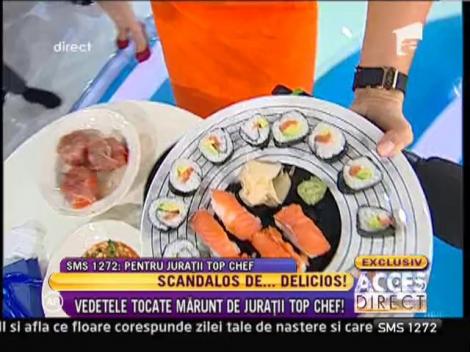 Vica Blochina gateste - Sushi maki cu somon